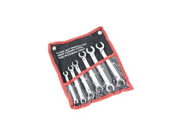 TM Profi 6-teiliges Maul-Ringschlüssel-Set für Bremsleitungen