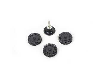 TM 4-teiliges 50 mm Cleanscheiben-Set mit Schraubaufnahme und Halter