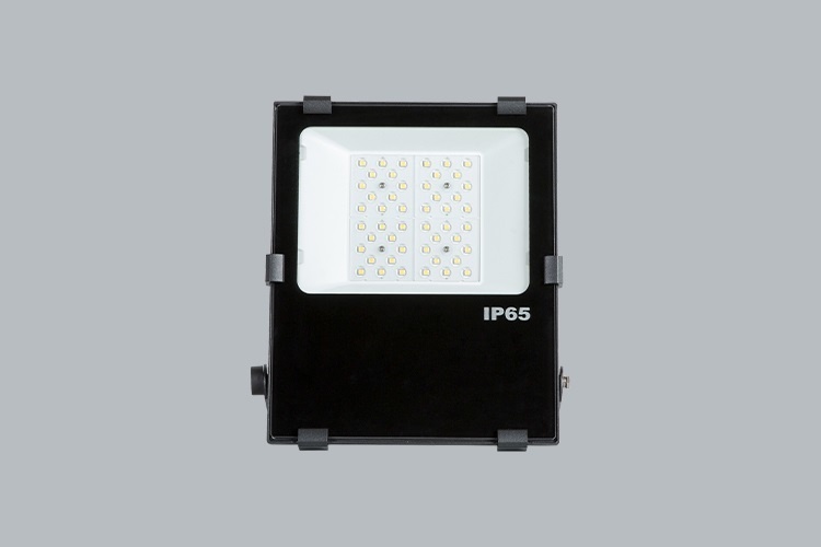 TM LED-Beleuchtung LED-Flutlicht 50W 4000K hellweiß IP65 schwarz