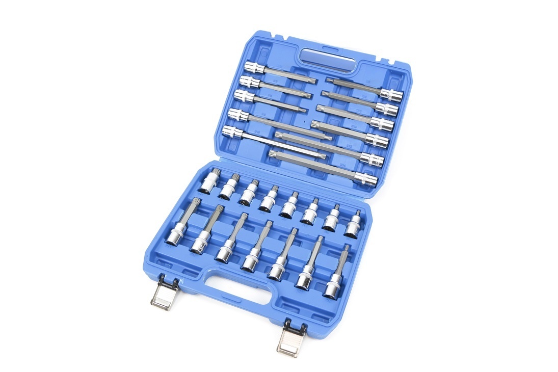 TM Profi 26-teiliger 1/2" Spline-Steckschlüsselsatz (