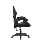 Gaming-Stuhl, Ergonomischer Bürostuhl mit Lendenkissen Kopfkissen, Höhenverstellbarer Gamer Stuhl , , schwarz, verstellbar.