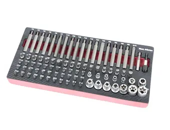 TM 85-teiliger Bit-Satz in Schaumstoffeinlage in Carbon Carbon-Schaumeinlage