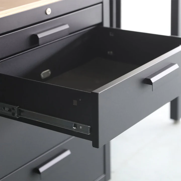 TM Premium Werkstattsystem, 8-teilig, mattschwarz