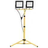 TM Professional Dual-LED-Arbeitsleuchte 2 x 150 Watt – 2 x 15.000 Lumen mit Stativ