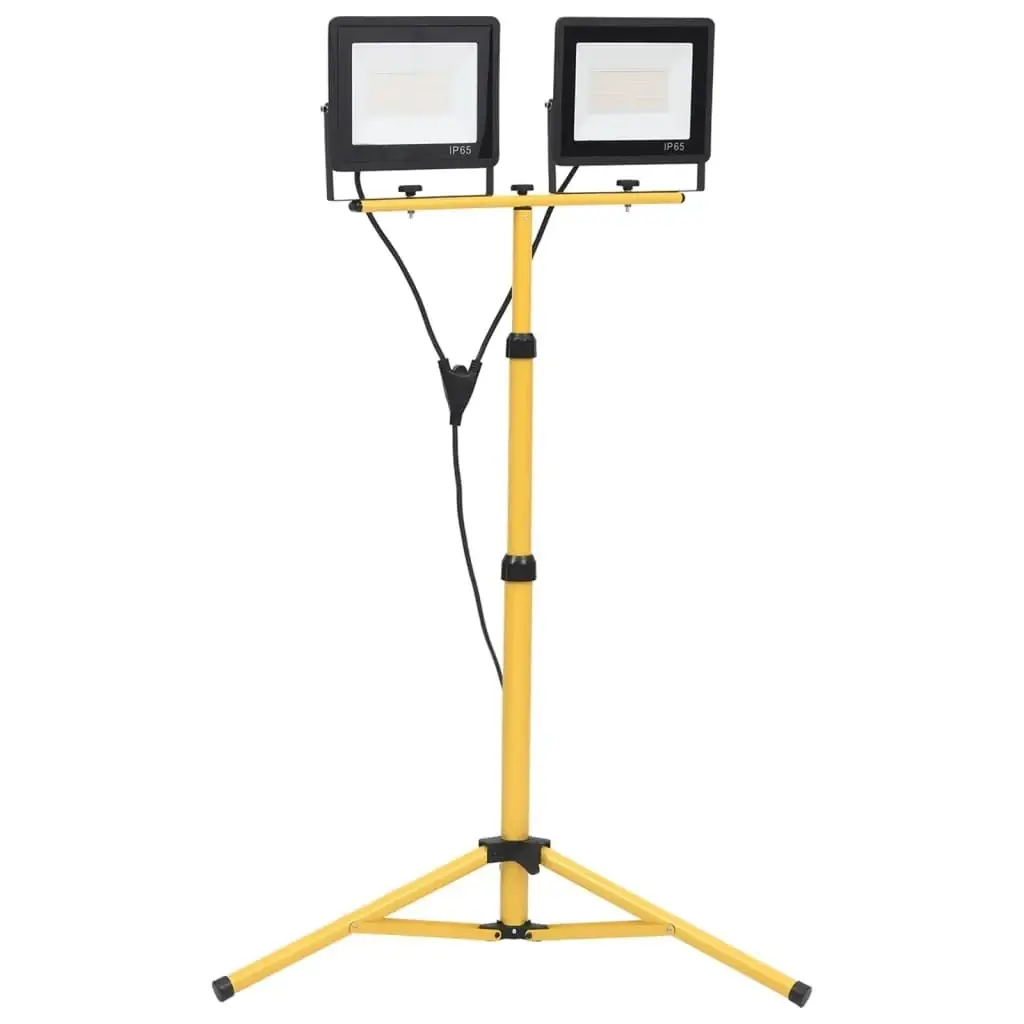 TM Professional Dual-LED-Arbeitsleuchte 2 x 150 Watt – 2 x 15.000 Lumen mit Stativ