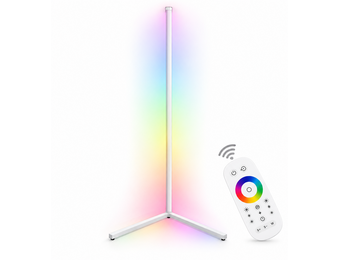 TM Moderne LED-Stehlampe RGB - LED-Lampe - Ecklampe - RGB Smart Lamp - Weiß