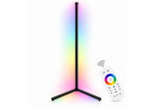 TM Moderne LED-Stehlampe RGB - LED-Lampe - Ecklampe - RGB Smart Lamp - Schwarz