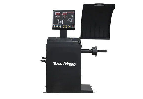 TM Profi Reifenauswuchtmaschine / Auswuchtvorrichtung - SCHWARZ