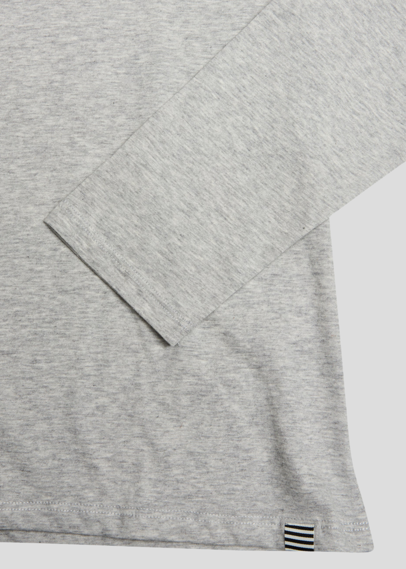 Mads Nørgaard Tenna Longsleeve, Light Grey Melange