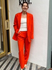 Samsøe Sasmsøe - Meme Trousers, Spicy Orange - kpa.