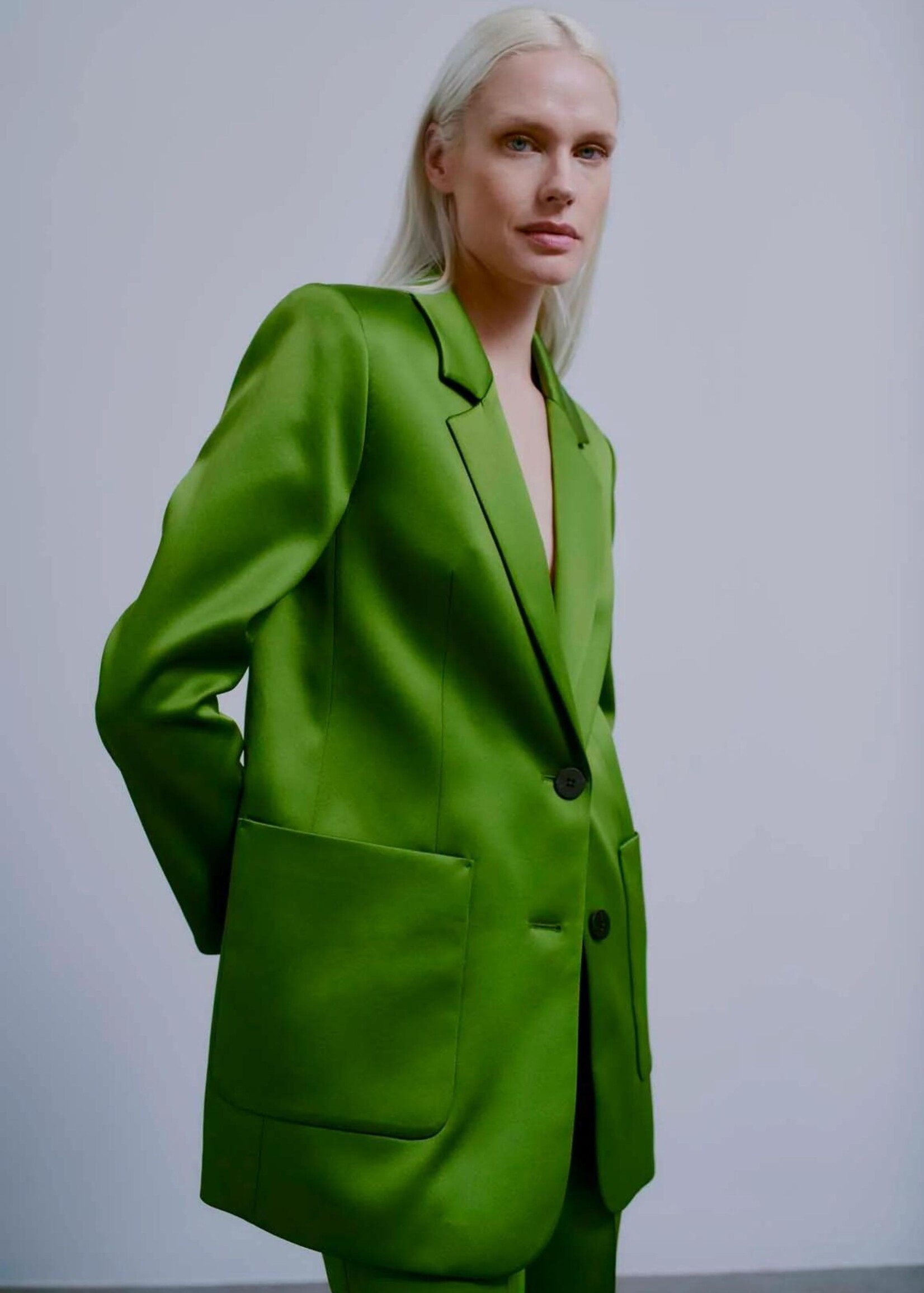 Copenhagen Muse Shine Blazer, Twist of Lime