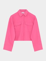 2NDDAY Idette Cropped Shirt, Coral Blush