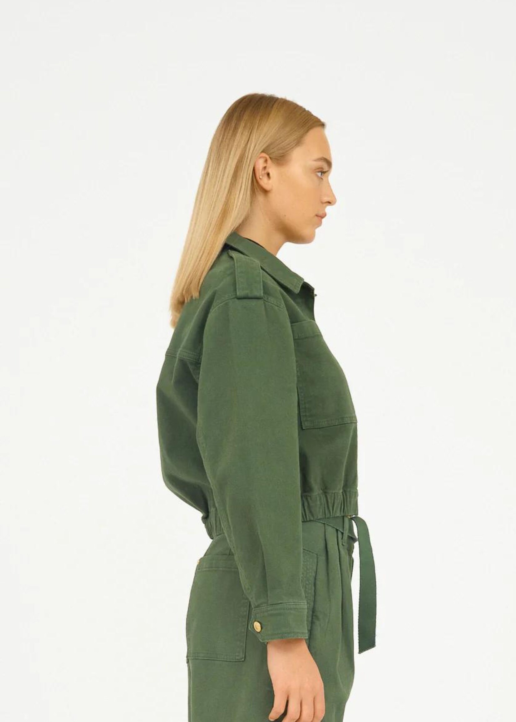 Ivy Copenhagen Tessa Cropped Jacket,  Army Green