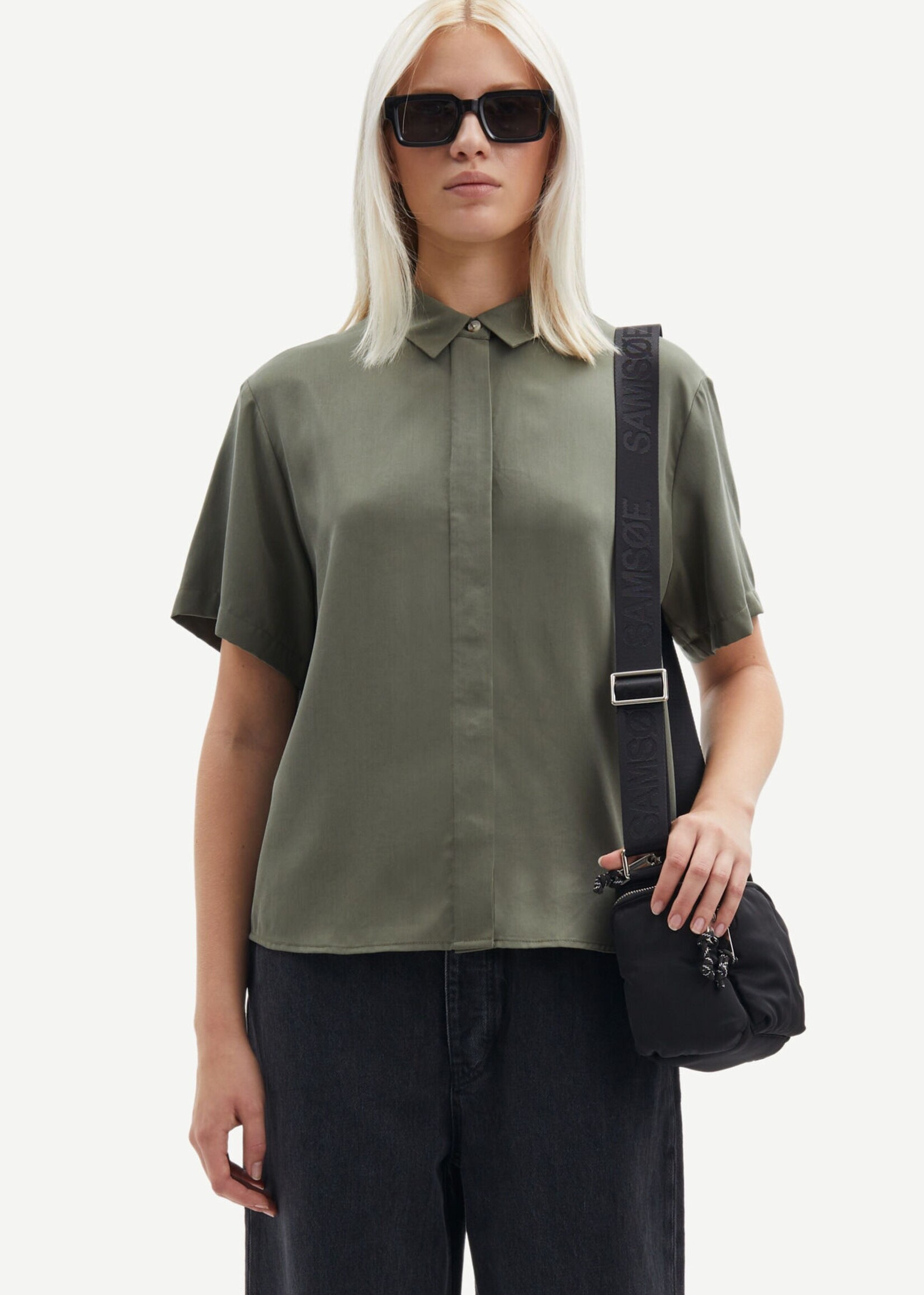 Samsøe Samsøe Mina Shirt, Dusty Olive