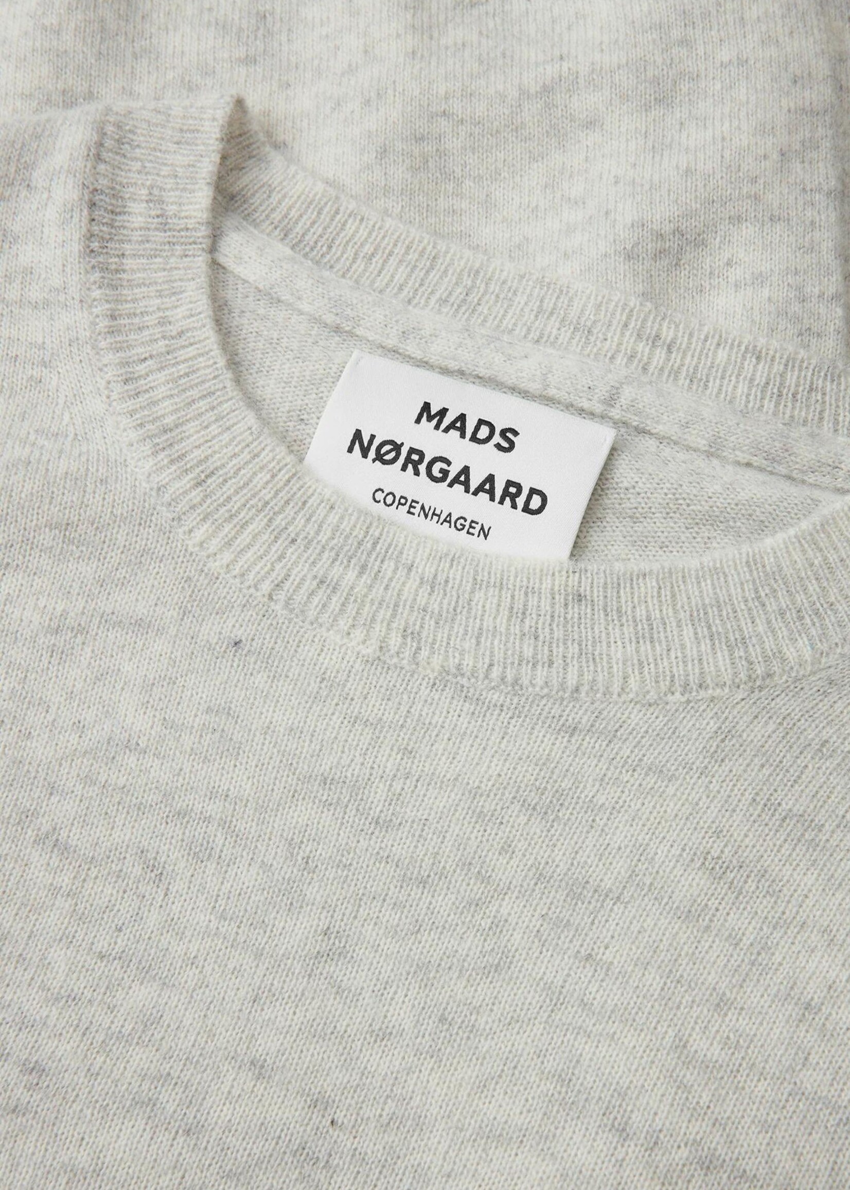 Mads Nørgaard Eco Wool Kasey Sweater, Grey Melange