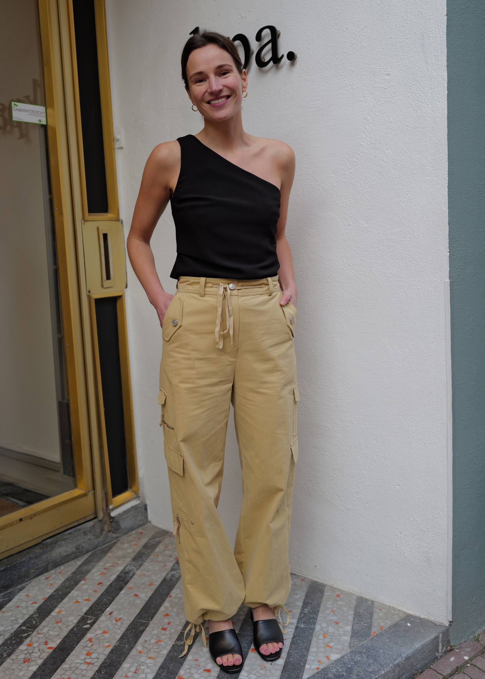 FRNCH Pantalon Augustine, Sable