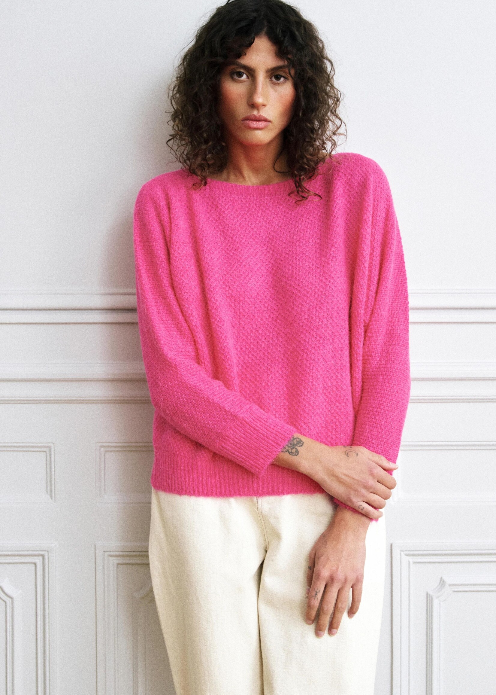 FRNCH Knit Sylvie, Fuchsia