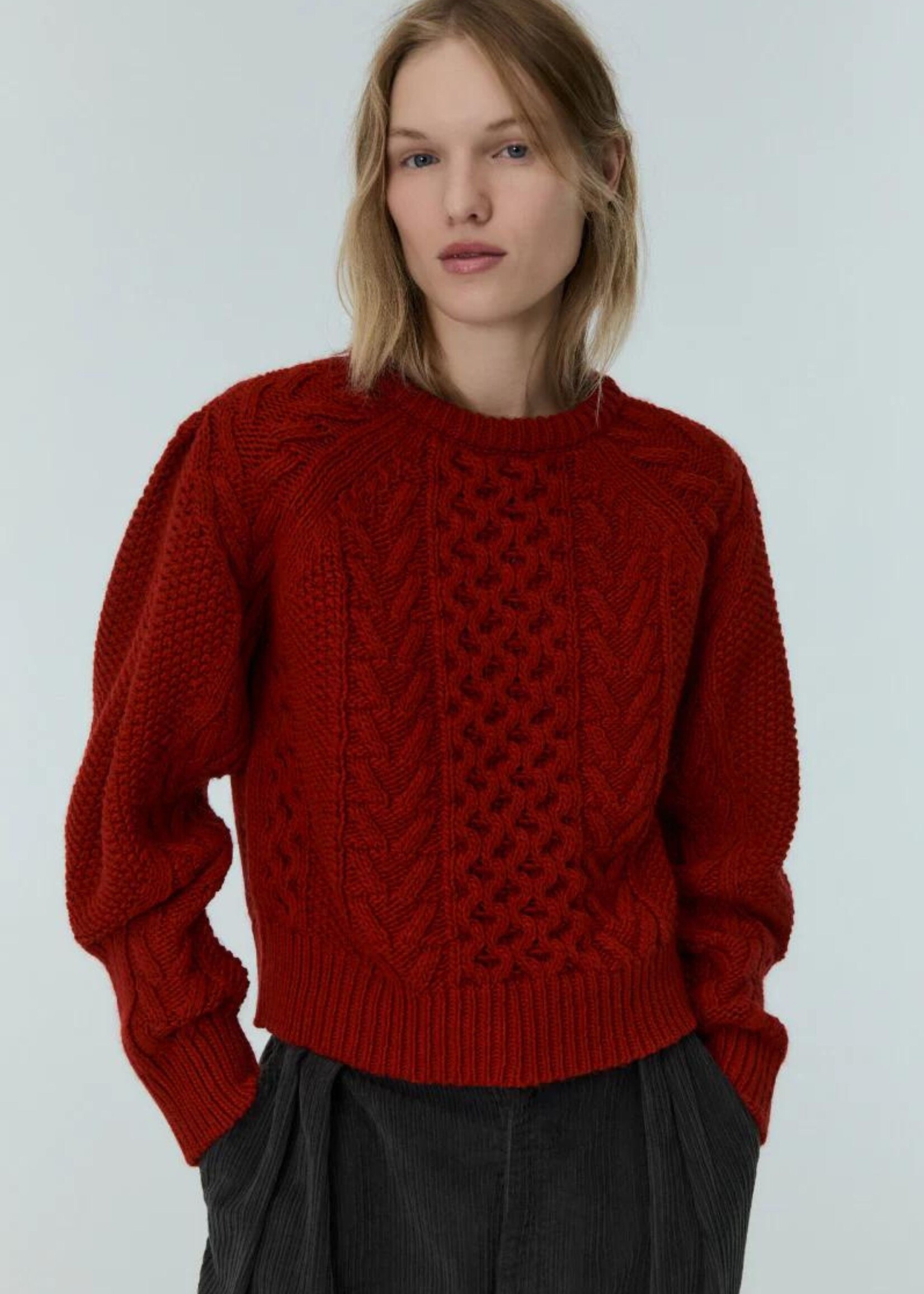 The New Society Tibet Jumper, Ruby Dusk