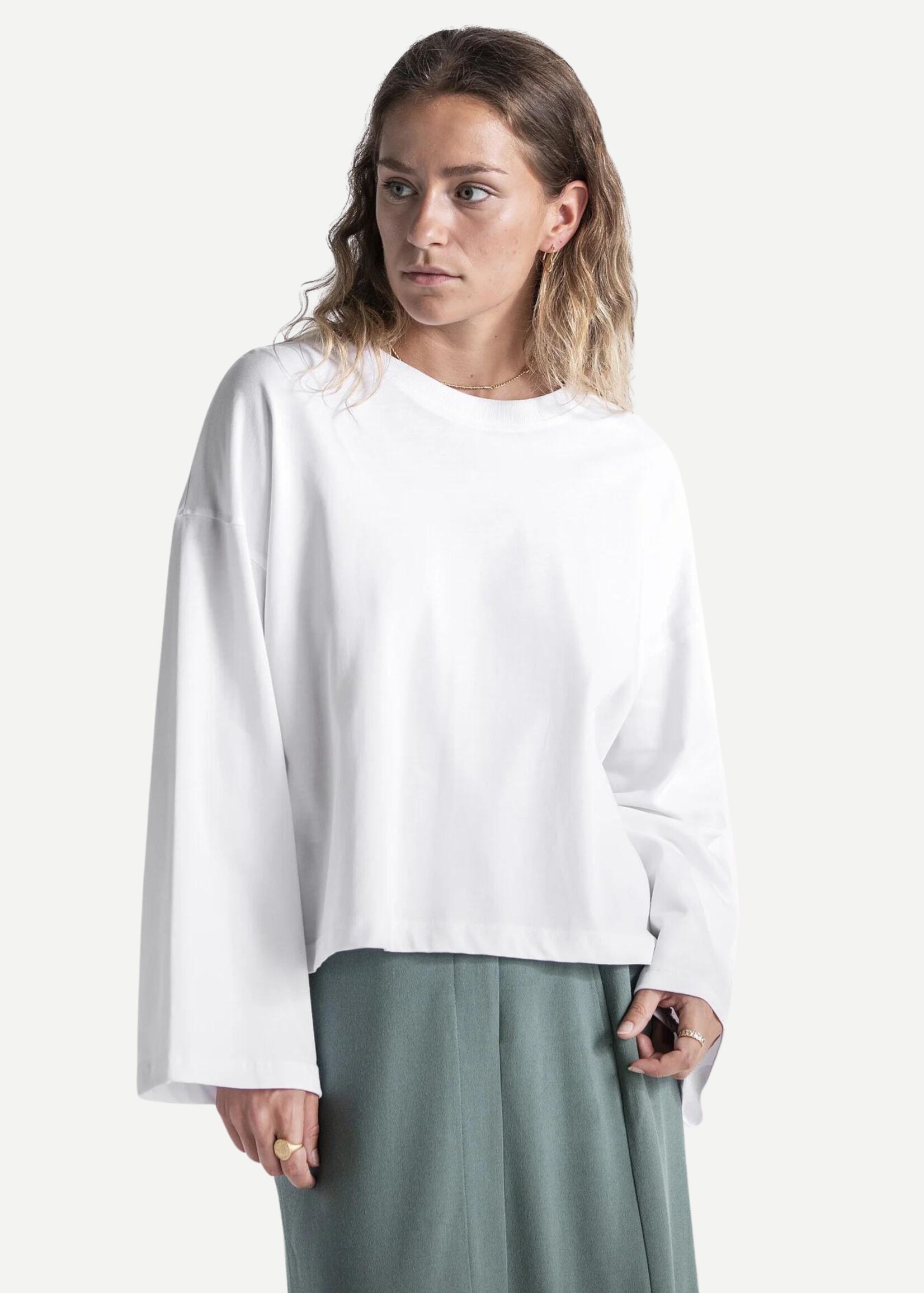 Les Soeurs Aline Longsleeve, White