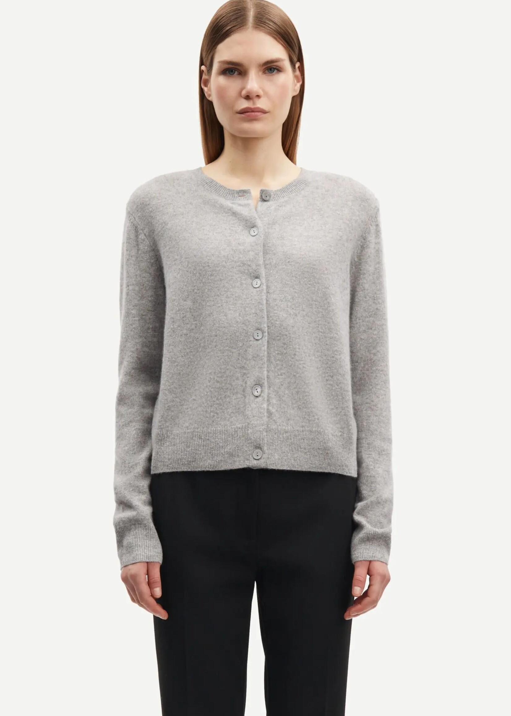 Samsøe Samsøe Saboston Cardigan, Grey Melange