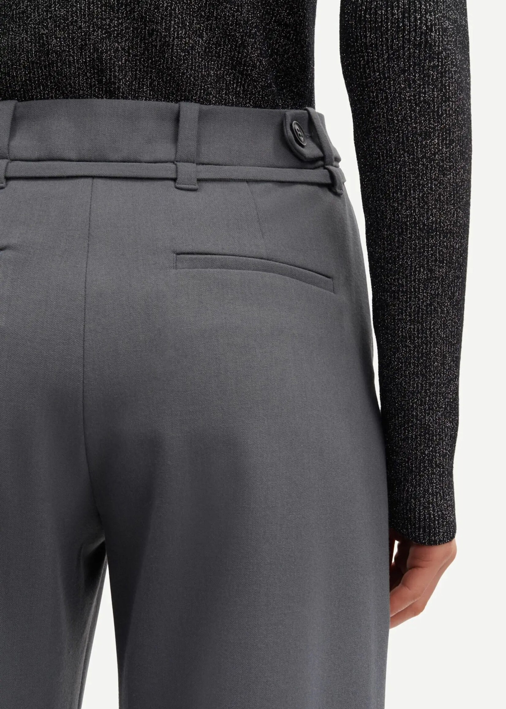Samsøe Samsøe Saluza trousers, Iron Gate