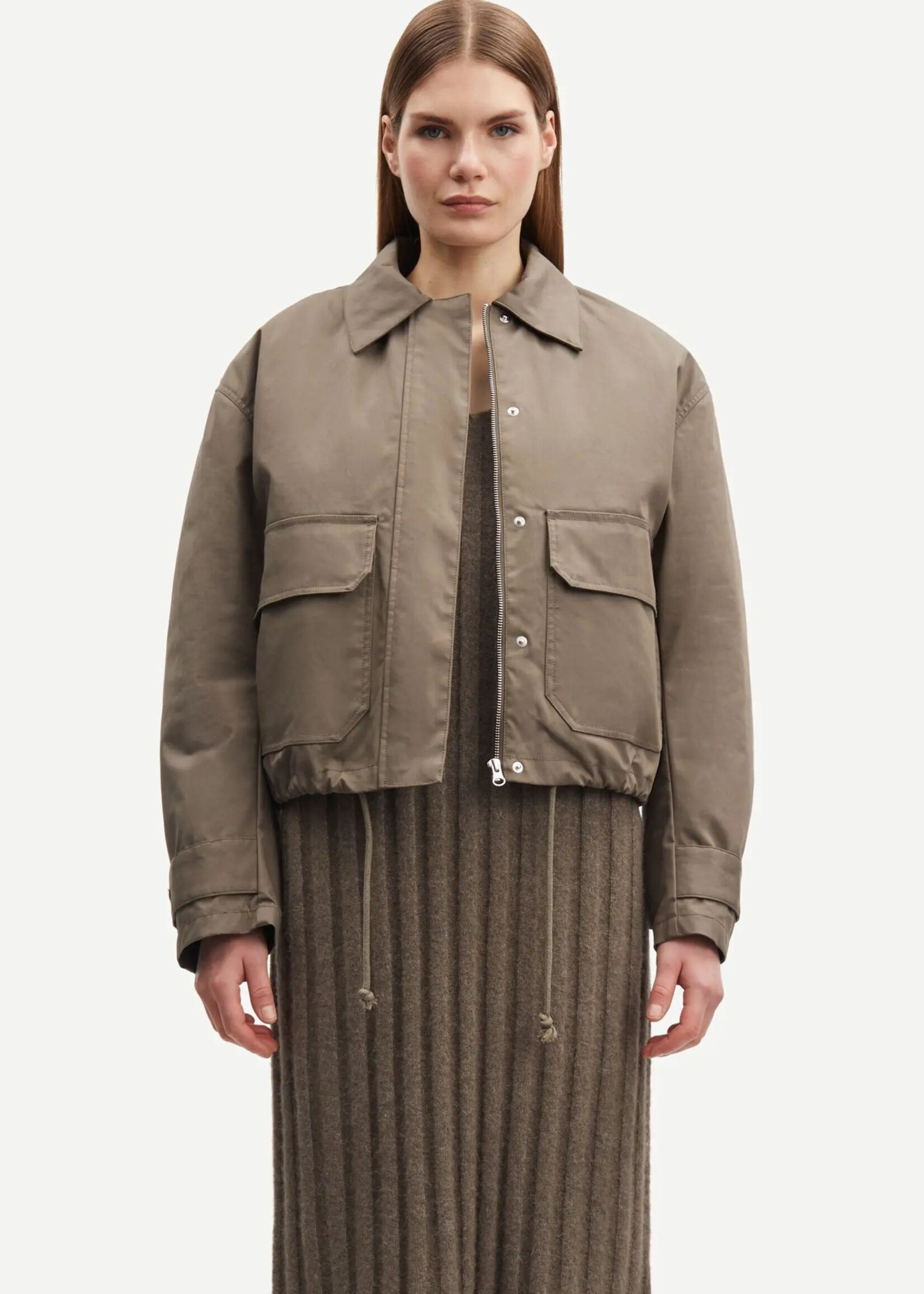 Samsøe Samsøe Sarivera Jacket, Bungee Cord