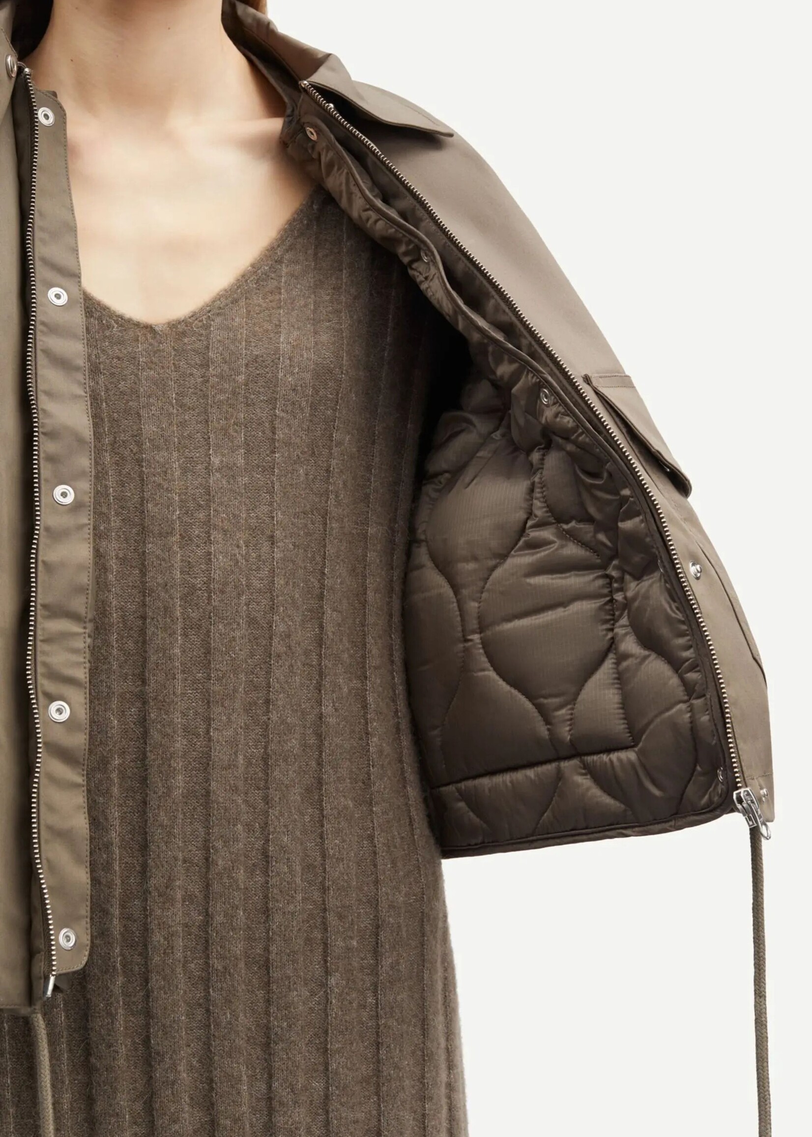 Samsøe Samsøe Sarivera Jacket, Bungee Cord