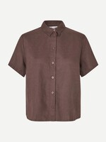 Samsøe Samsøe Mina ss shirt np,  French Roast