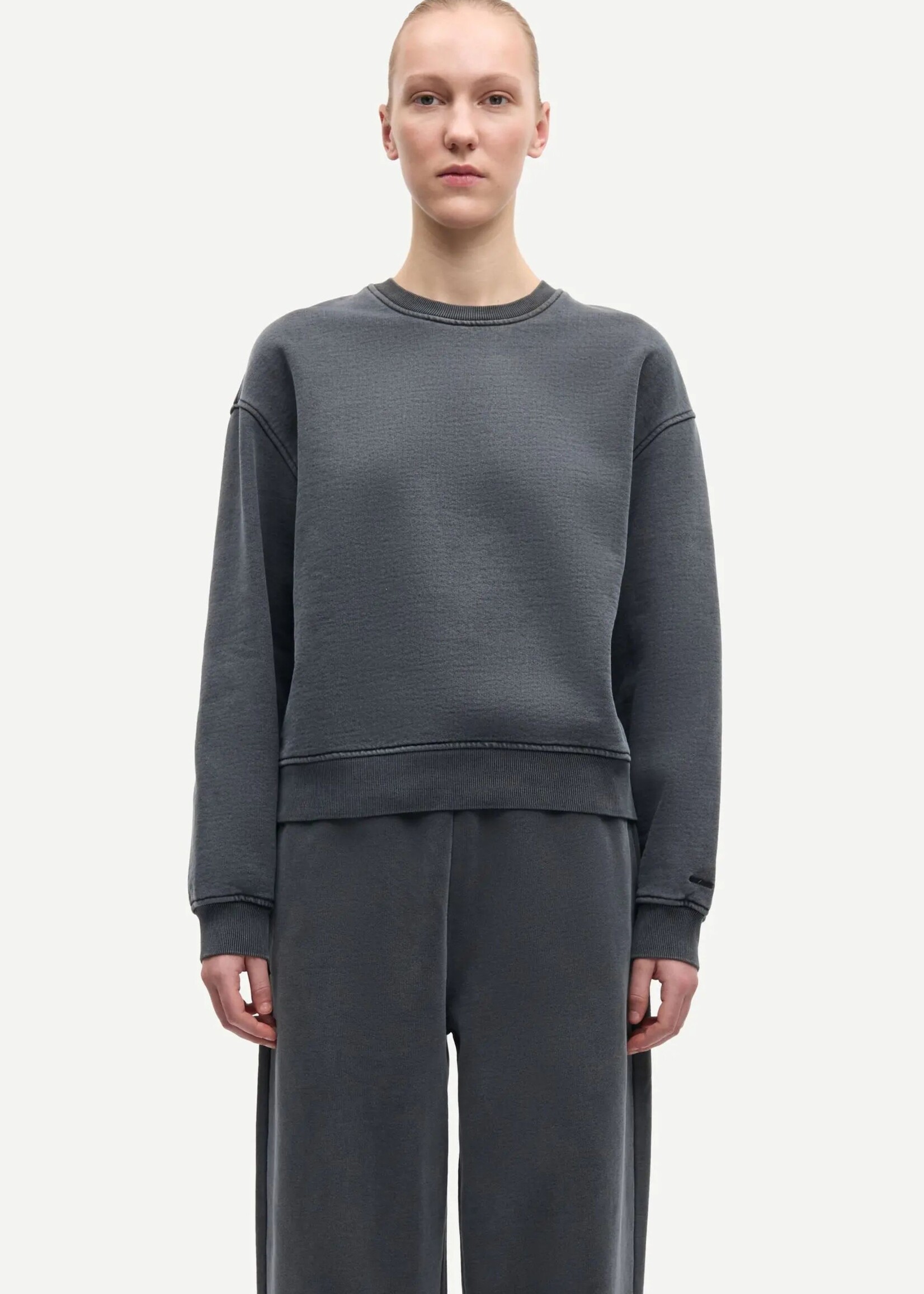 Samsøe Samsøe Sava Sweatshirt, Charcoal Art