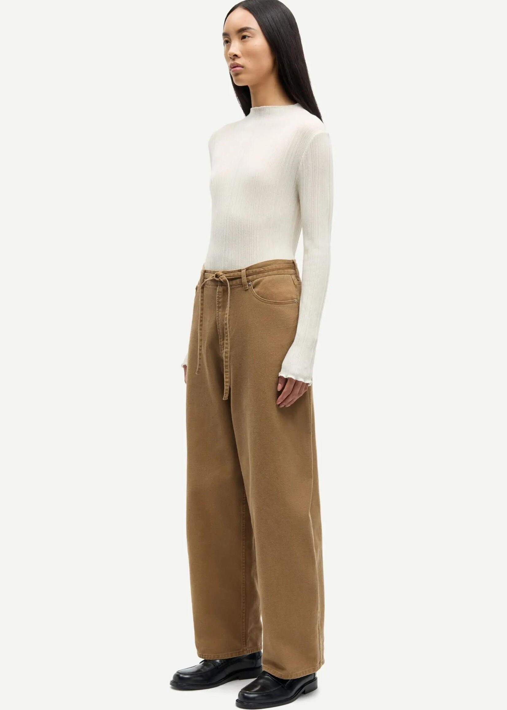 Samsøe Samsøe Sajose Turtleneck, Clear Cream