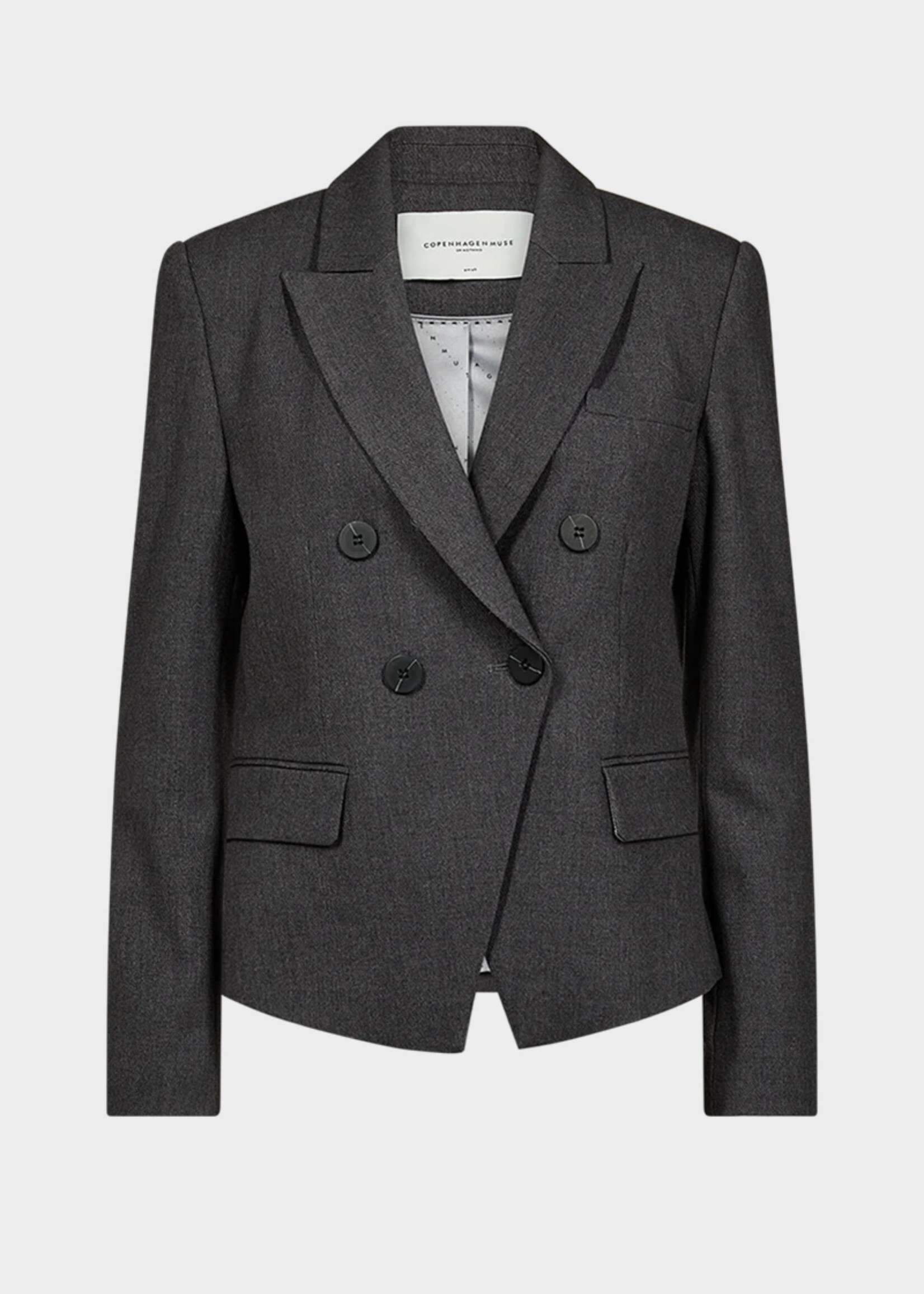 Copenhagen Muse Tailor Blazer, Medium Grey Melange