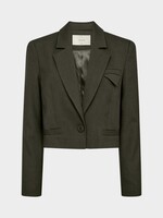 Copenhagen Muse Tailor Blazer Short, Olive Melange