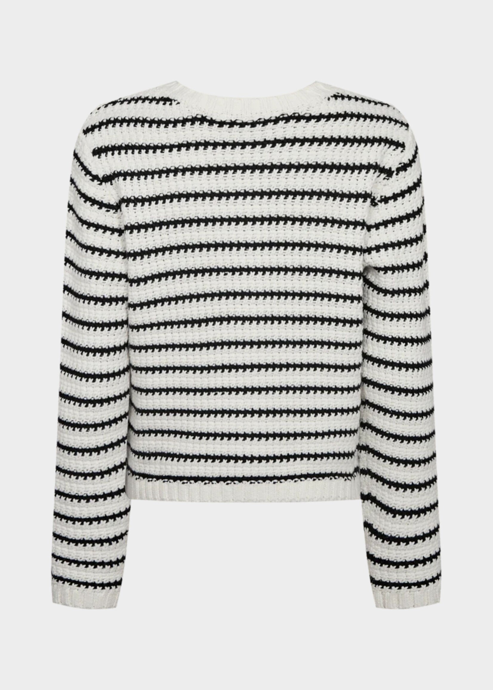 Copenhagen Muse Kotom Striped Cardigan,  Jet Stream W/ Black