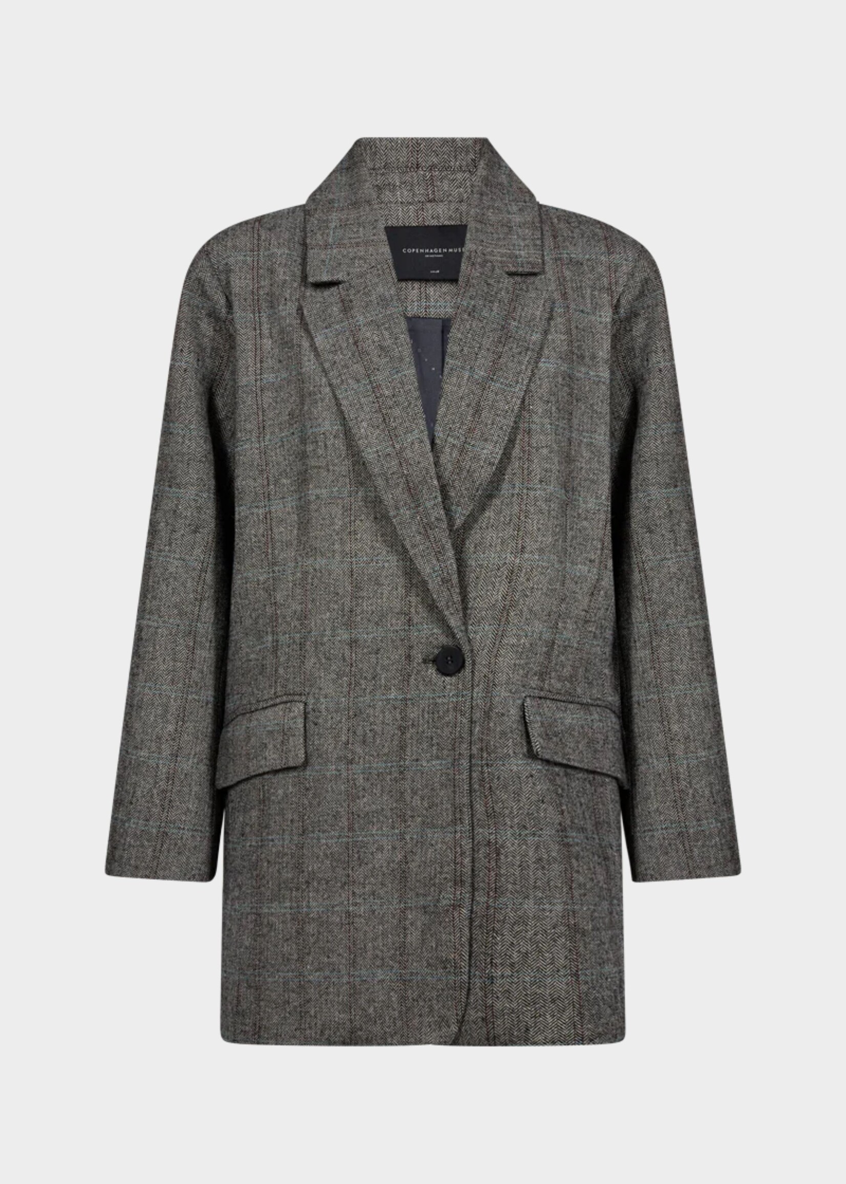 Copenhagen Muse Jaden Blazer,  Black W/ Red Pear