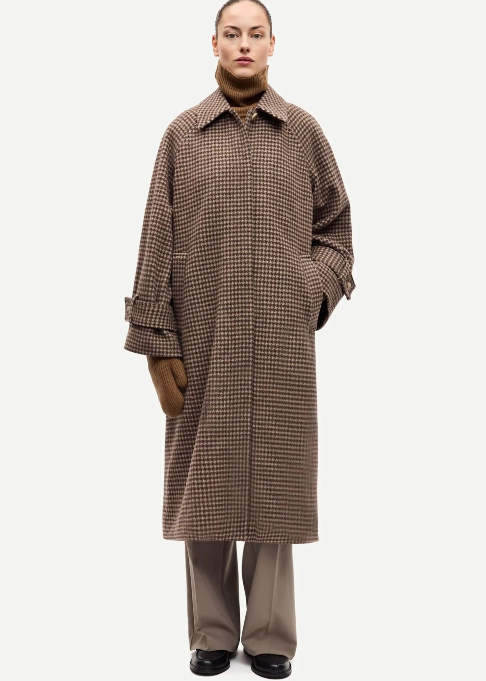 Samsøe Samsøe Alma Coat, Aluminium Ch.