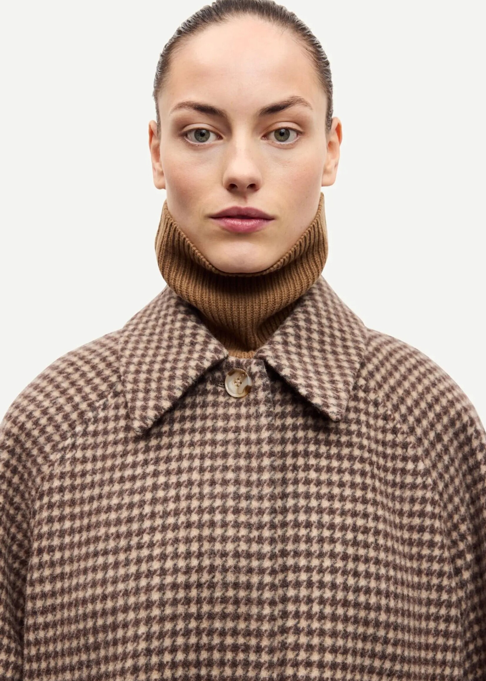 Samsøe Samsøe Alma Coat, Aluminium Ch.