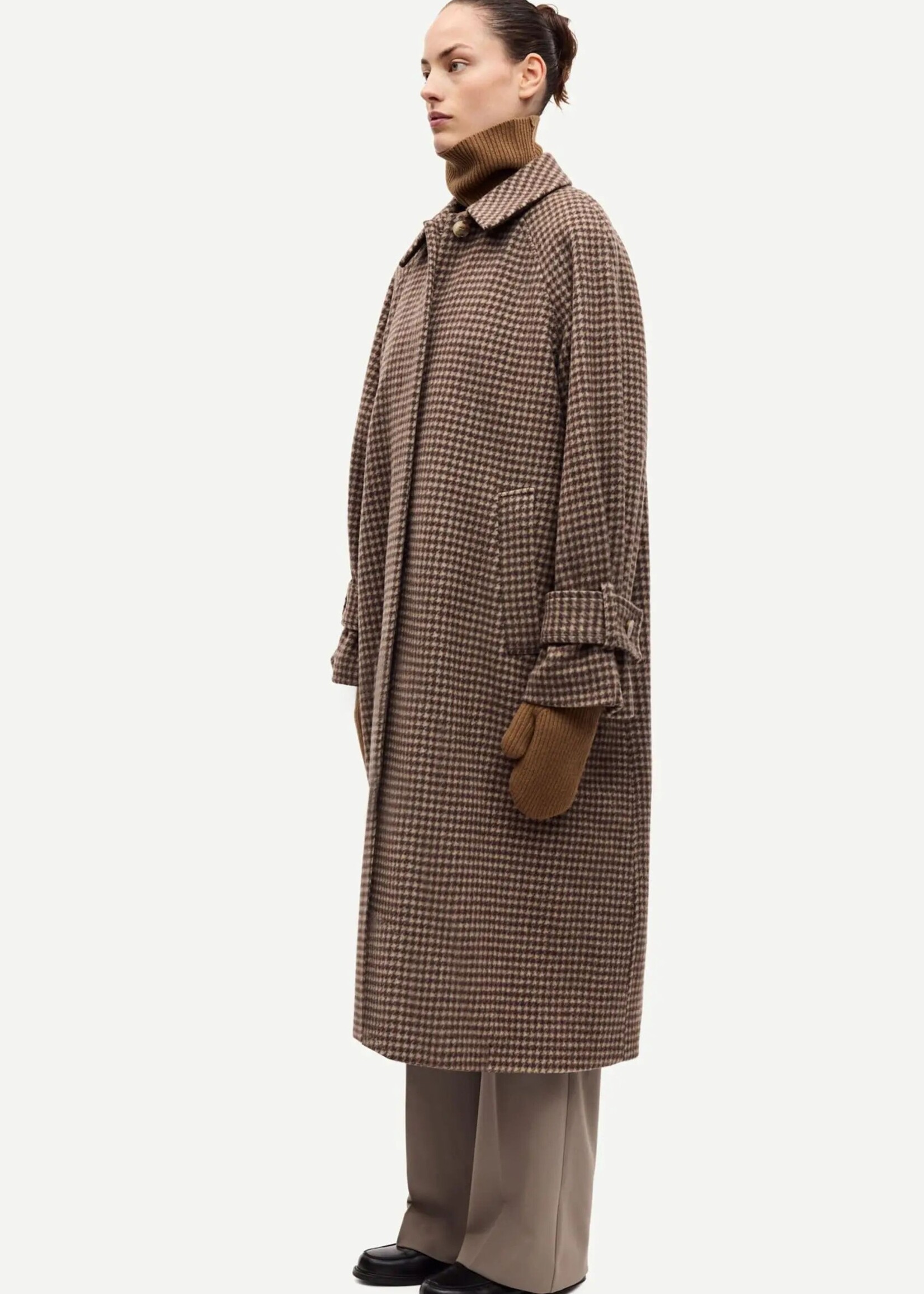 Samsøe Samsøe Alma Coat, Aluminium Ch.