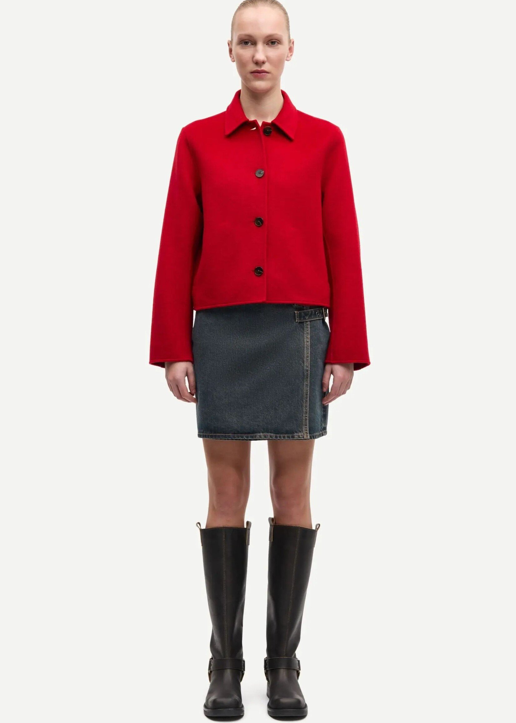 Samsøe Samsøe Saholly Jacket, Haute Red