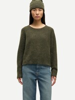Samsøe Samsøe Nor O-N Short Knit, Deep Forest
