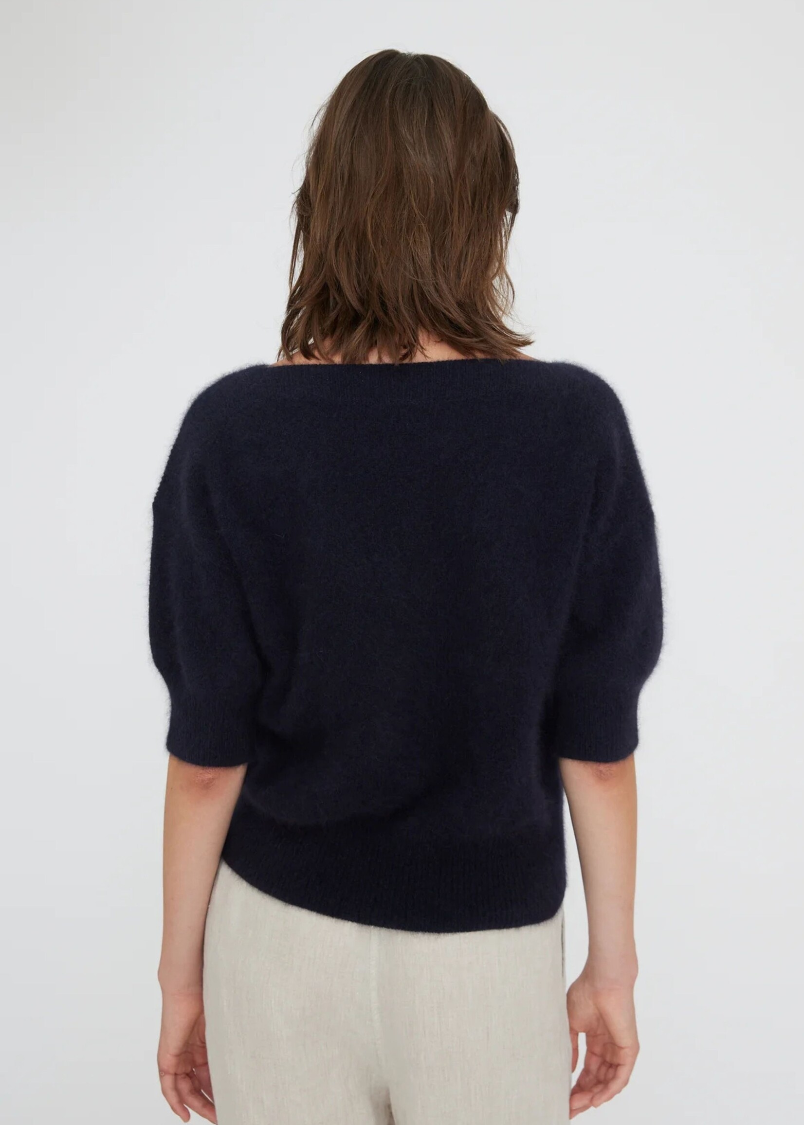 Six Ames Moi SS Racoon Knit, Night Sky