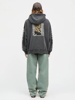Mads Nørgaard Compact Cotton Atlas Hoodie, Washed Black