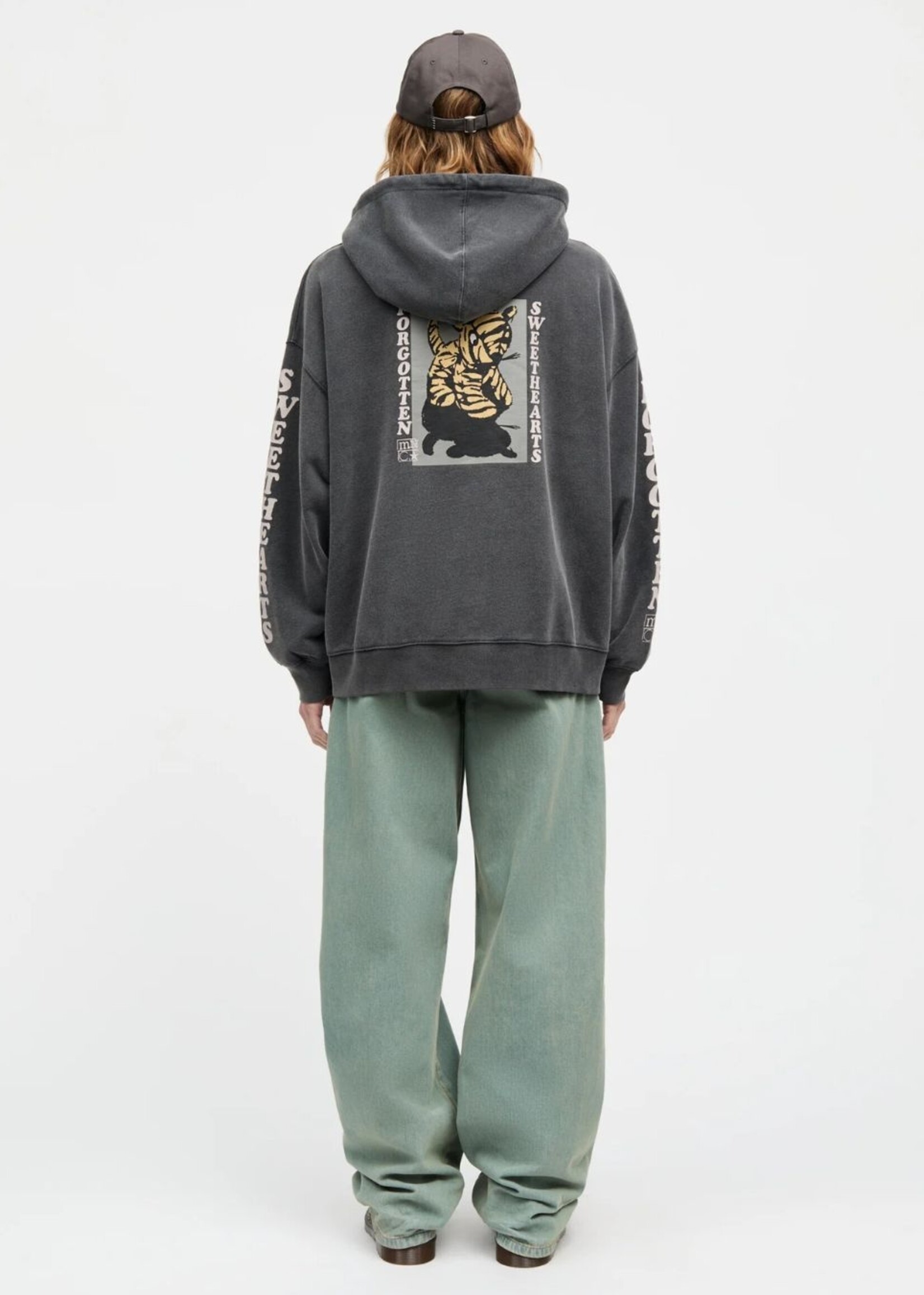 Mads Nørgaard Compact Cotton Atlas Hoodie, Washed Black