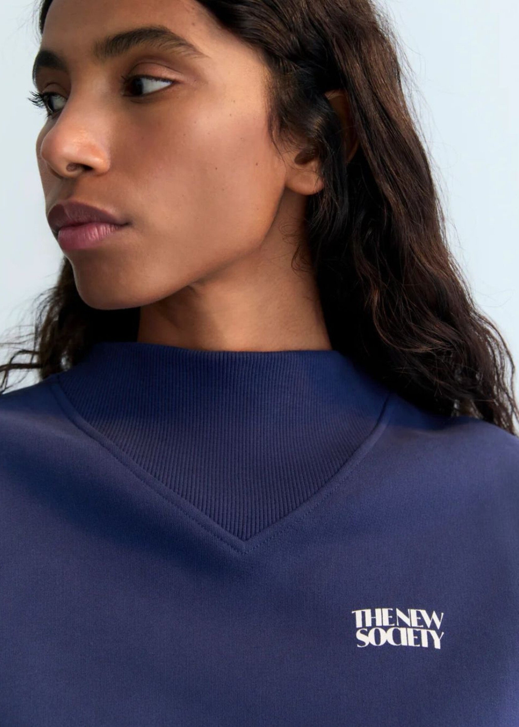 The New Society Lola  Sweatshirt, Infinite Navy