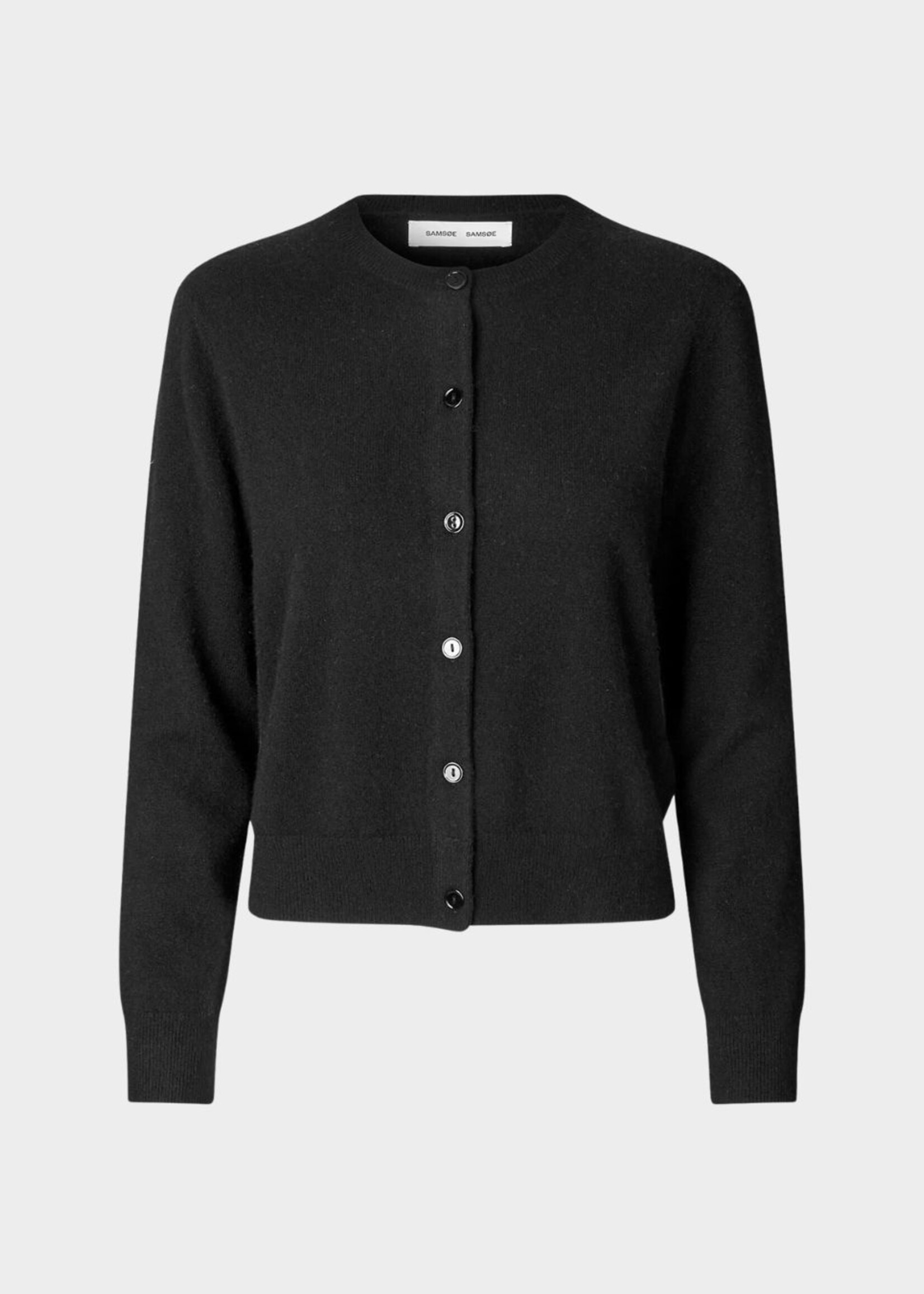 Samsøe Samsøe Saboston Cashmere Cardigan, Black