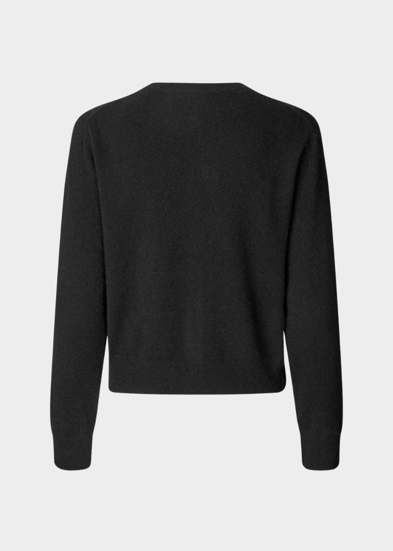 Samsøe Samsøe Saboston Cashmere Cardigan, Black