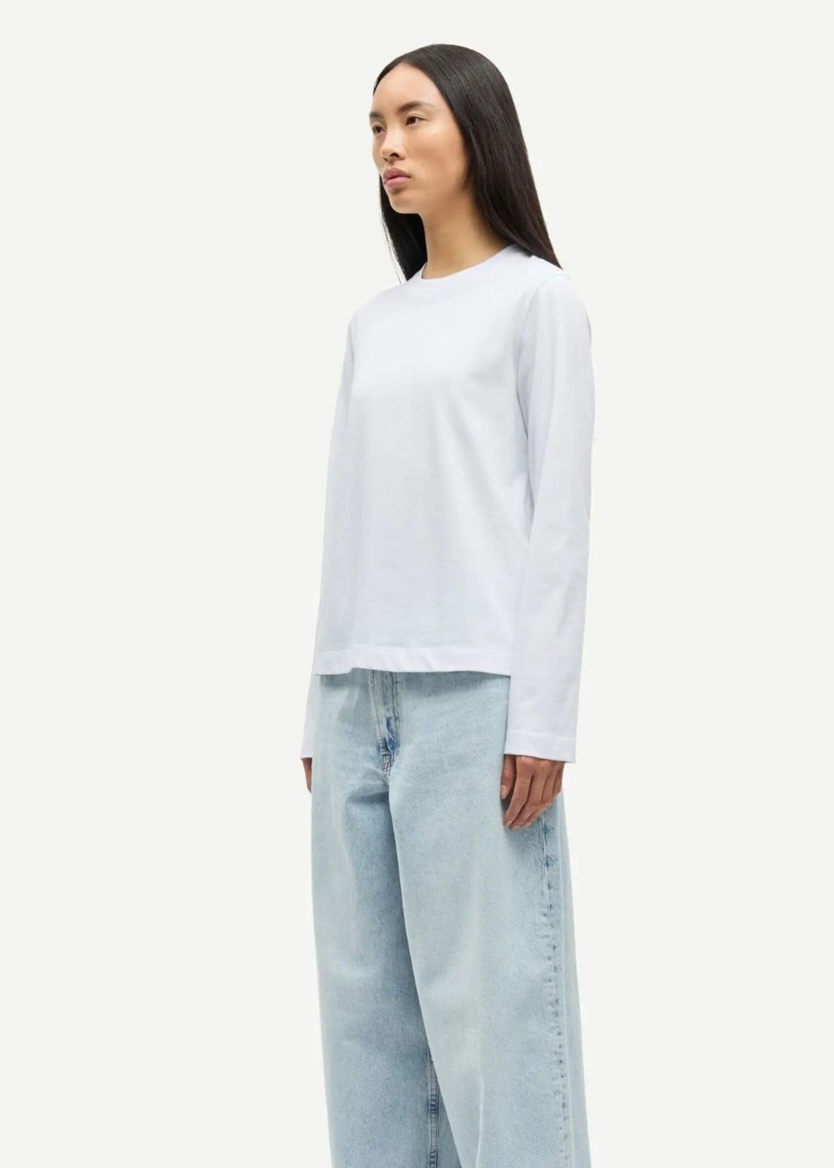 Samsøe Samsøe Sacamino Longsleeve, White