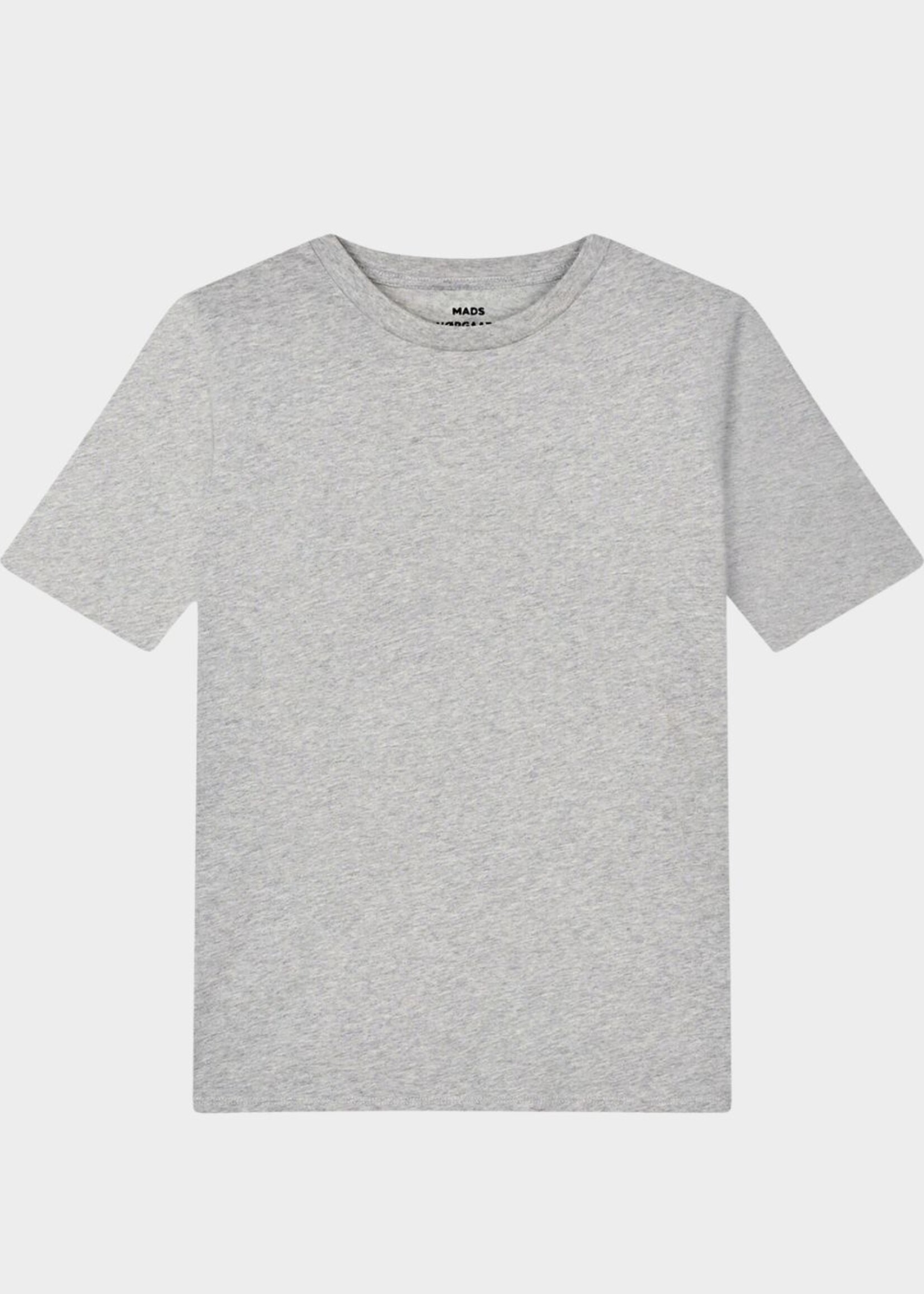 Mads Nørgaard Cotton Jersey Jess Tee,  Light Grey Melange