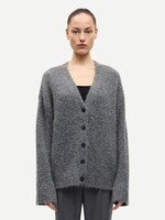 Samsøe Samsøe Sajeanne Long Cardigan, Iron Gate