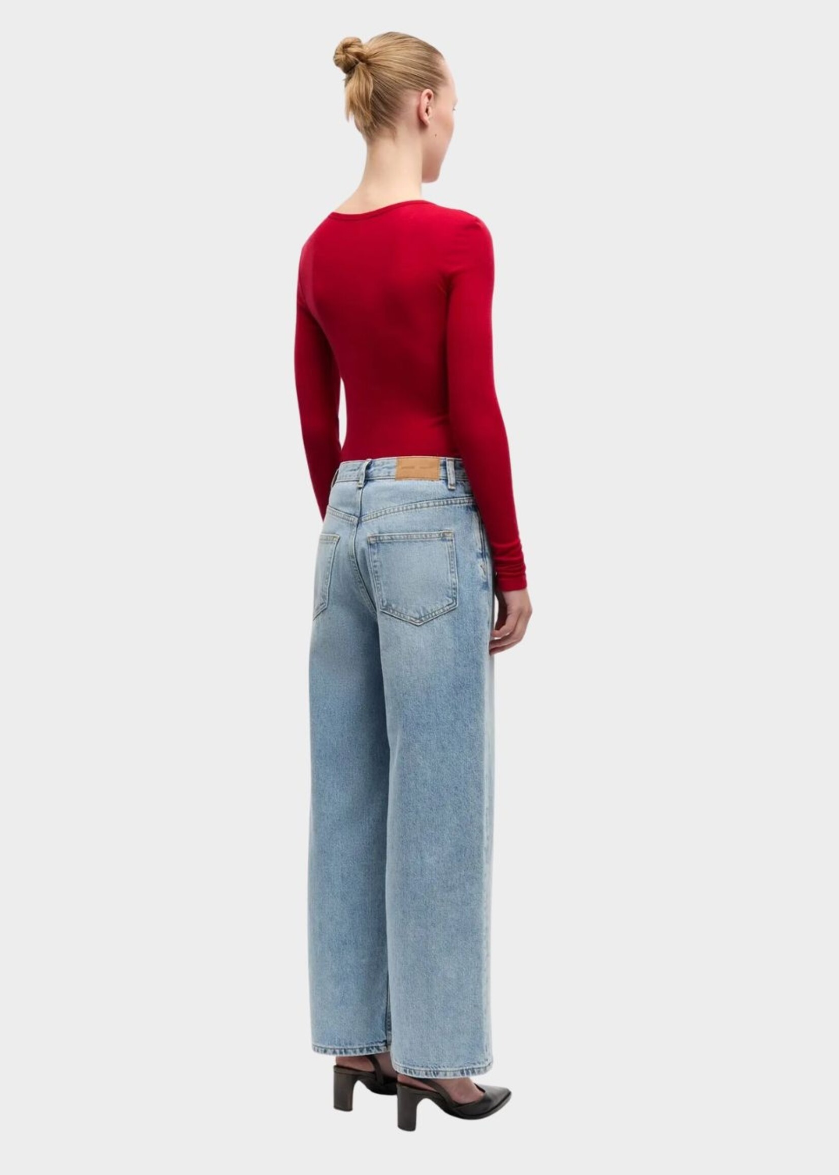 Samsøe Samsøe Sadou T-shirt LS, Haute Red