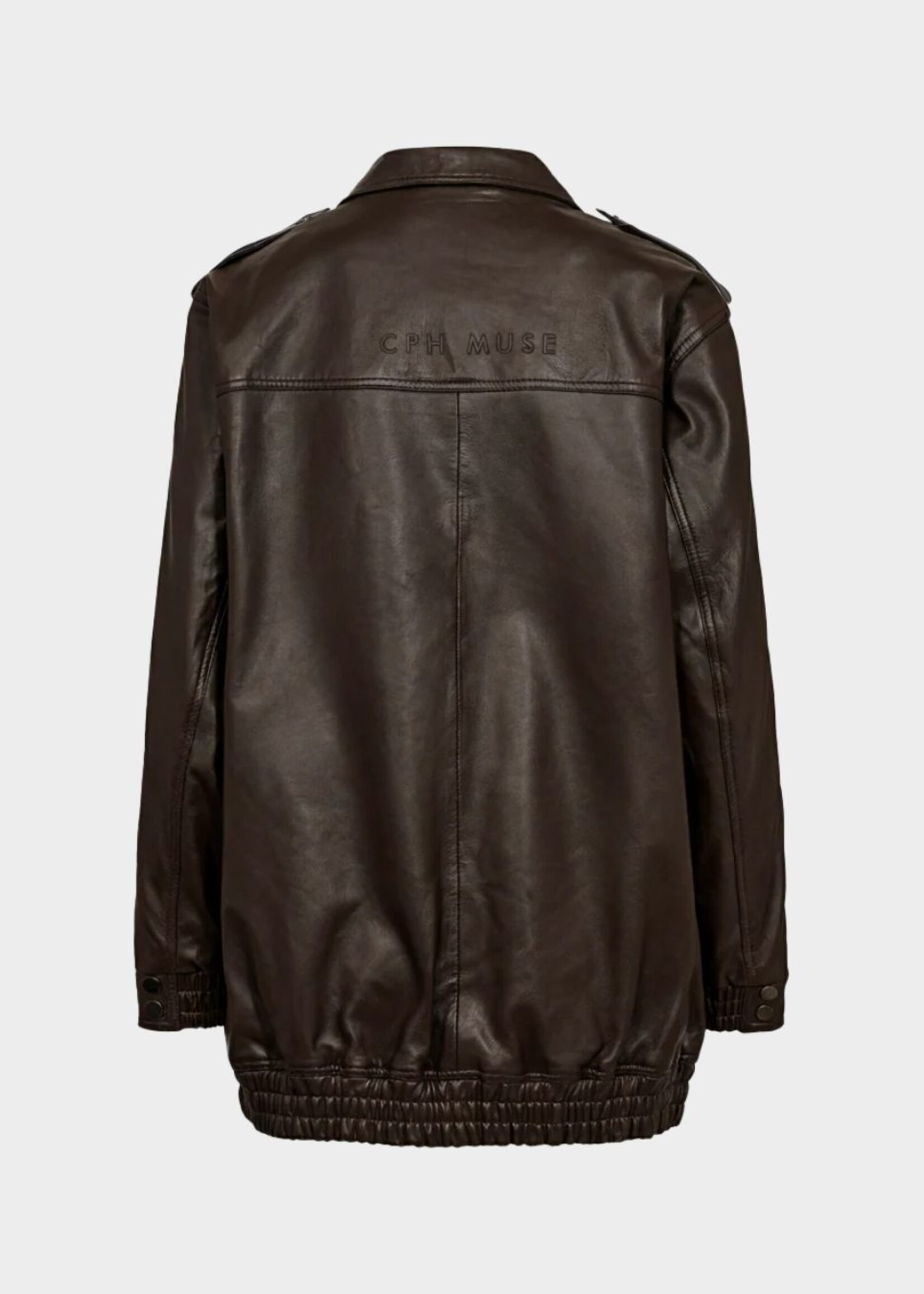 Copenhagen Muse Royal Leather Jacket, Mole